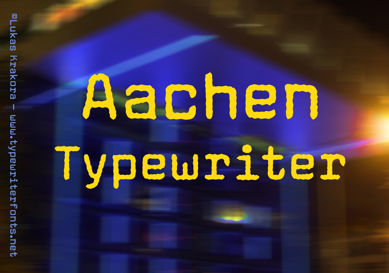 Aachen Typewriter